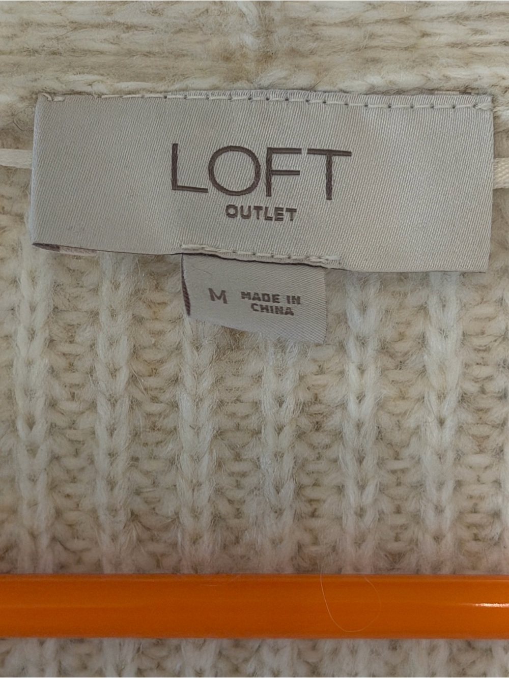 LOFT Cream Cardigan - Picture 5 of 6